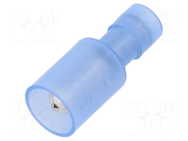 Terminal: round; male; Ø: 5mm; 1.5÷2.5mm2; crimped; for cable; blue BM GROUP BM80230