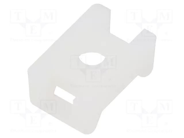 Holder; screw; polyamide; UL94V-2; natural; Tie width: 3.6mm BM GROUP BMB0905