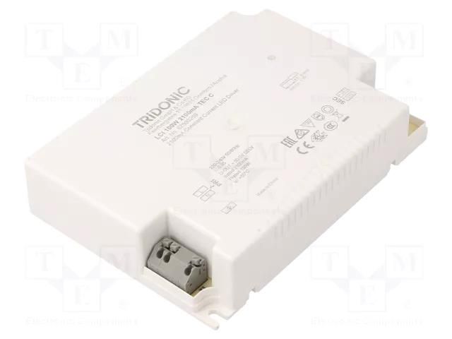Power supply: switching; LED; 100W; 23.5÷47.5VDC; 2100mA; IP20 TRIDONIC 87500269