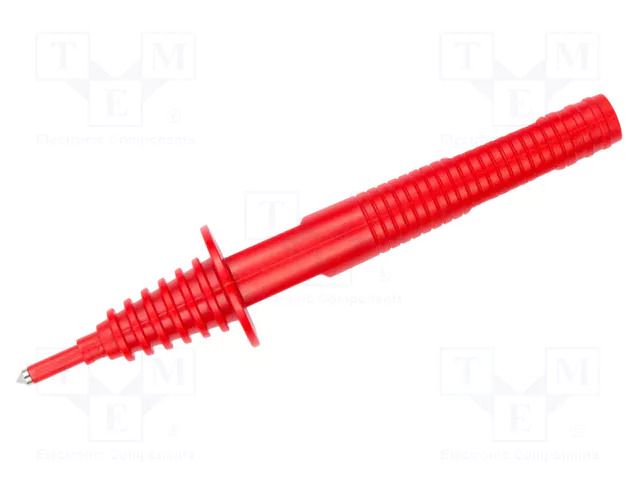 Test probe; 20A; 1kV; red; banana 4mm socket SONEL WASONREOGB1