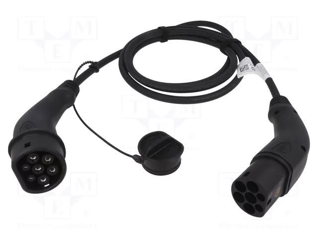 Cable: eMobility; 1x0.5mm2,5x2.5mm2; 480V; 11kW; IP44; three-phase HARTING 08914090114A0