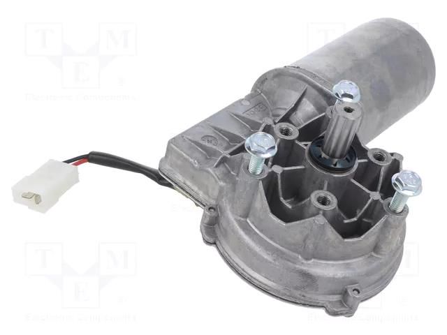 Motor: DC; 24VDC; 30rpm; worm gear; 9Nm; IP65; Trans: 81: 1; 3A DOGA 319.3860.30.00