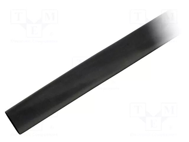 Heat shrink sleeve; glueless,flexible; 2: 1; 12.7mm; black TE Connectivity RNF-100-1/2-0-SP
