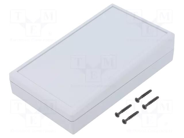 Enclosure: desktop; TENCLOS SLANT SLOPE; X: 85mm; Y: 145mm; ABS TEKO 660S.5
