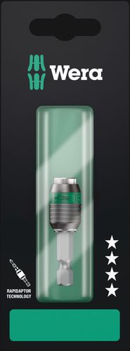 889/4/1 K SB Rapidaptor Universal Bit Holder, 1 x 1/4"x50, Wera 05073421001