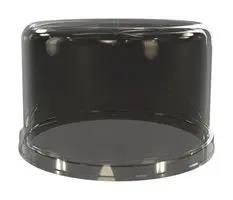 DOME COVER, LUMINAIRE, 80MMX50MM, BLACK FLS-C80-504-000
