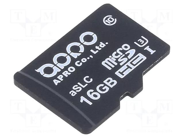 Memory card; industrial; aSLC,microSDHC; 16GB; -25÷85°C; PHANES-F APRO WPMSD016G-PFISMAS