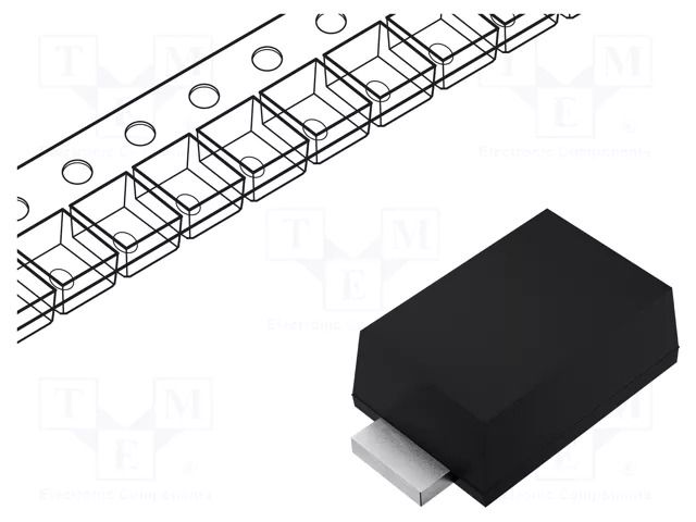 Diode: rectifying; SMD; 50V; 3A; SMB flat; Ufmax: 1.1V; Ifsm: 100A DC COMPONENTS S3ABF-DC