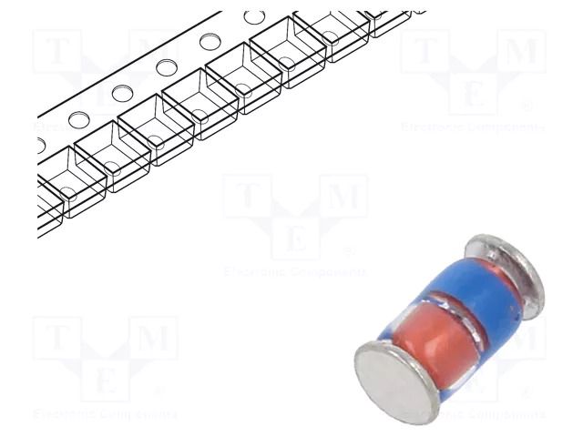 Diode: Zener; 1W; 8.2V; SMD; reel,tape; DL41; single diode; 10uA DC COMPONENTS DL4738A-DC