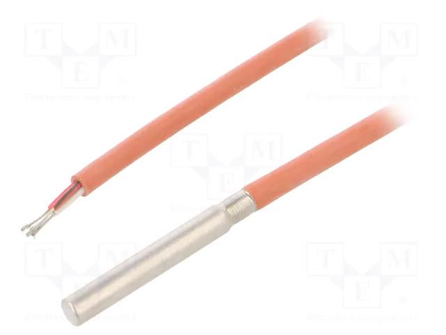 Sensor: temperature; Pt100; cl.B; Body dim: Ø5.7x28mm; plug-in DANFOSS 084Z6042