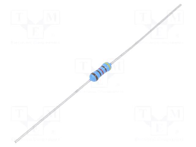 Resistor: thin film; THT; 4.12kΩ; 600mW; ±1%; Ø0.6x28mm; Ø2.5x6.5mm VISHAY MRS25000C4121FCT00