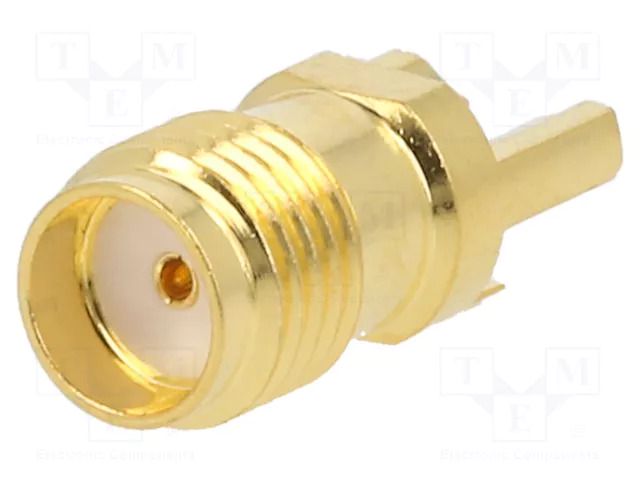 Connector: SMA; socket; female; card edge; horizontal; 50Ω; SMT MUELLER ELECTRIC BU-1420771831