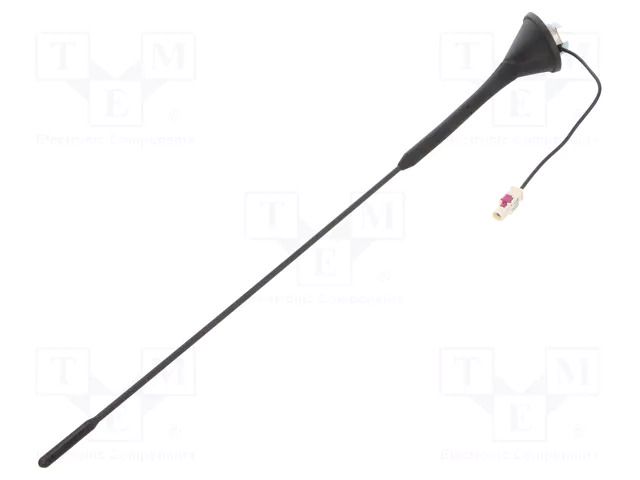 Antenna; car top,automotive; 405mm; AM,FM; universal; 180mm MTA 7677870