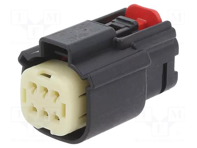 Connector: wire-wire; plug; female; MX150; for cable; -40÷125°C MOLEX MX-33472-0606