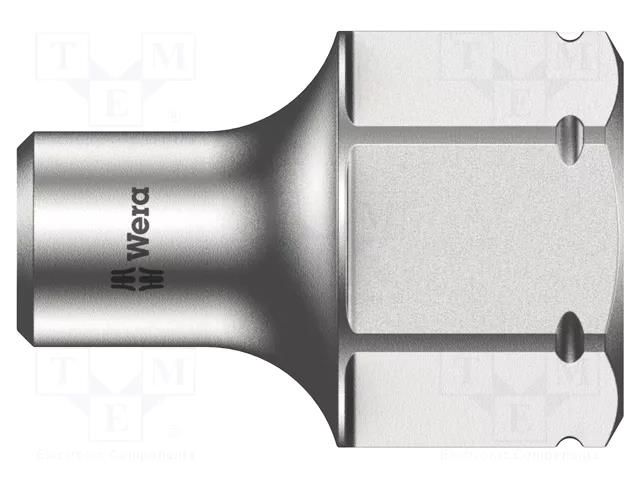 Socket; 6-angles,socket spanner; HEX 4mm; 1/4" WERA WERA.05003665001