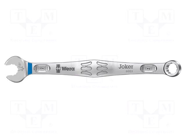Wrench; combination spanner; 6mm; L: 105mm WERA WERA.05020198001