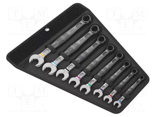 Wrench-set; inch,combination spanner; steel; Joker 6003; 8pcs. WERA WERA.05020241001