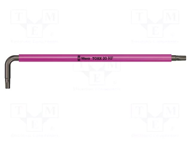 Wrench; Torx®; TX20; Overall len: 137mm; steel; Multicolour WERA WERA.05024475001