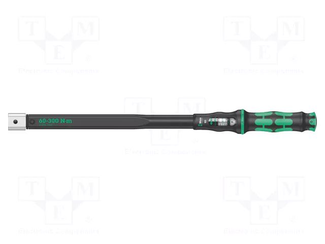 Wrench; torque; 570mm; 60÷300Nm; Mounting: 14x18; Click-Torque X 5 WERA WERA.05075655001