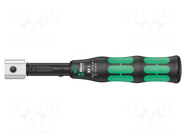 Wrench; torque; Overall len: 217mm; 2.5Nm; Click-Torque XP 1 WERA WERA.05075670001