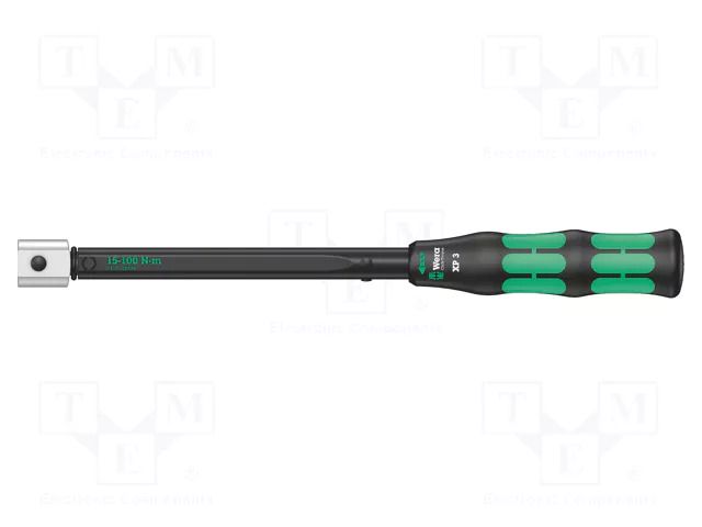 Wrench; torque; Overall len: 332mm; 15Nm; Click-Torque XP 3 WERA WERA.05075672001
