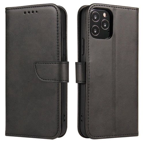 Magnet Case elegant case cover with a flap and stand function for Samsung Galaxy A73 black, Hurtel 9145576246214 9145576246214