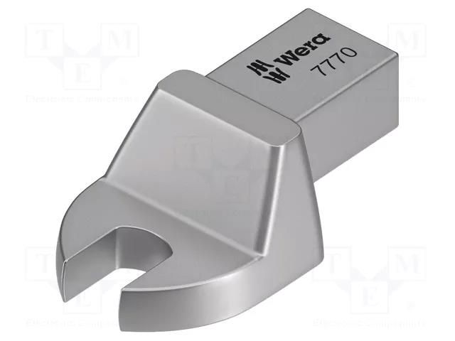 Wrench tip; torque,spanner; 15mm; Mounting: 9x12; open end insert WERA WERA.05078608001
