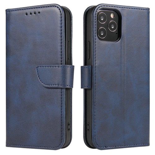 Magnet Case elegant case cover with a flap and stand function for Samsung Galaxy A73 blue, Hurtel 9145576246221