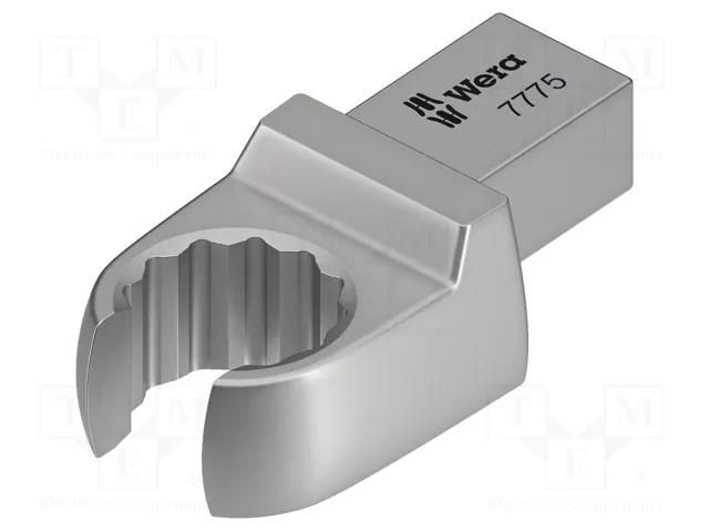 Wrench tip; torque,flare nut wrench; 10mm; Mounting: 9x12; 7775 WERA WERA.05078650001