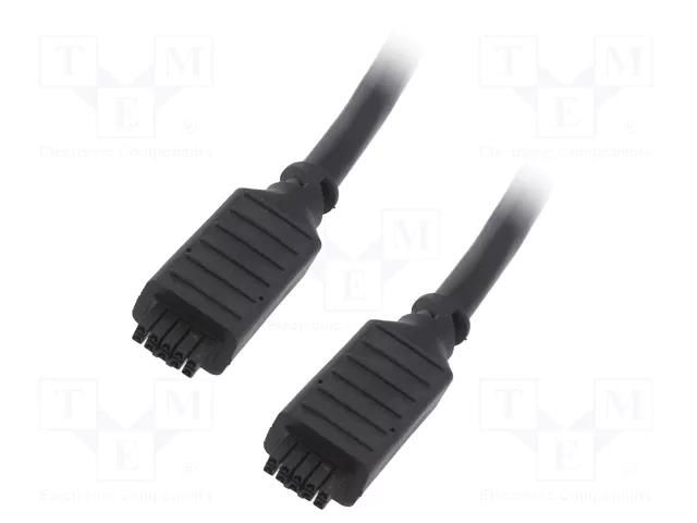 Cable; female; PIN: 10; Len: 3m; 250V; 8A; Insulation: PVC; tinned; 2x5 MOLEX MX-245130-1030