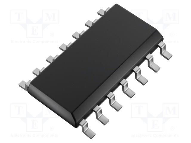 IC: digital; buffer,non-inverting,line driver; Ch: 4; BiCMOS; SMD NEXPERIA 74ABT125D.623