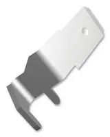 TERMINAL, MALE DISCONNECT, 6.35MM, CRIMP 160650-2