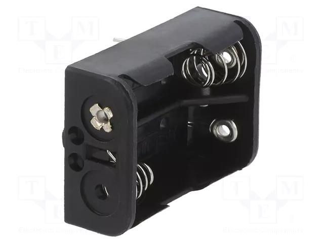 Holder; N; Batt.no: 2; PCB,THM; for PCB KEYSTONE KEYS2472