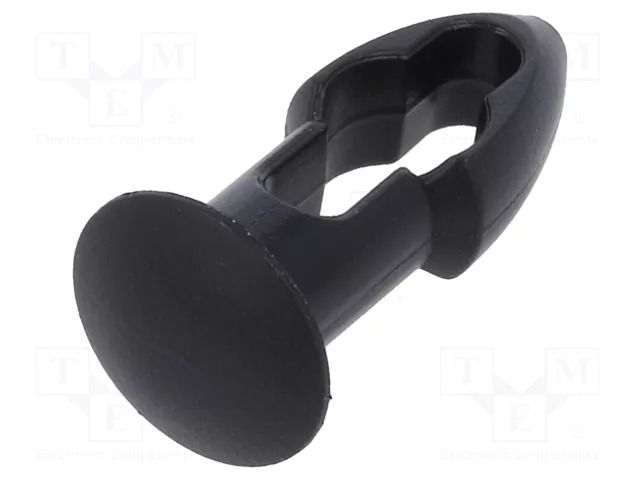 Rivet; polyamide; Rivet diam: 5.6mm; L.rivet: 7.9mm; black; UL94V-2 KEYSTONE KEYS3335