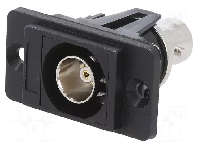 Coupler; BNC socket,both sides; 75Ω; DUALSLIM; silver; plastic CLIFF CP30738