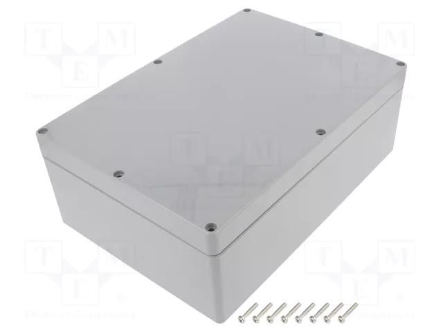 Enclosure: multipurpose; X: 185mm; Y: 265mm; Z: 95mm; ABS; dark grey GAINTA G3783-IP67