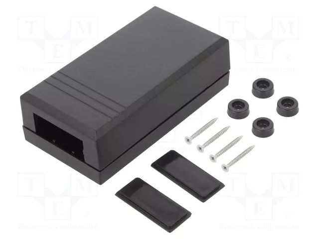 Enclosure: multipurpose; X: 66mm; Y: 124mm; Z: 41mm; ABS; black KRADEX Z36-ABS