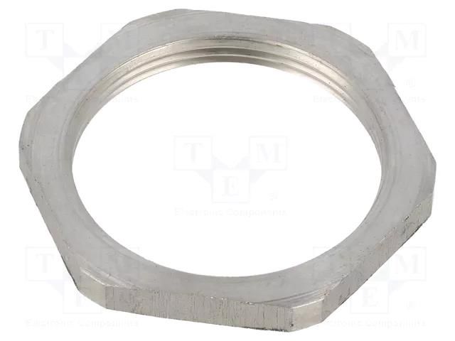 Nut; M25; acid resistant steel AISI 316; Thread: metric HELLERMANNTYTON ALSS-M25-SS316-ML