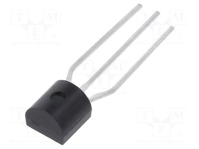 Transistor: NPN; bipolar; Darlington; 30V; 1.2A; 0.625W; TO92 ONSEMI BC517D74Z