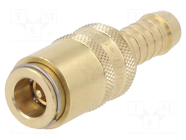 Quick connection coupling; max.15bar; Features: with valve; DN6 PNEUMAT ESHM-9-TLAB