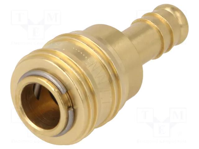 Quick connection coupling; straight; max.35bar; brass; D: 25mm PNEUMAT S26-WO10