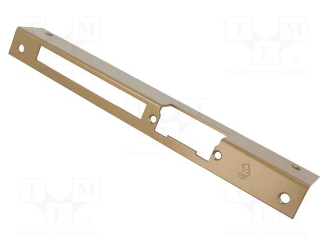 Frontal plate; angular,left; W: 25mm; for electromagnetic lock LOCKPOL LOC-913D