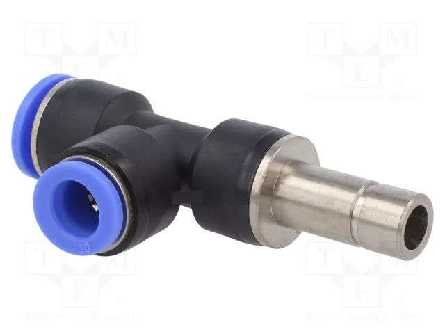 Plug-in distributor; T-tap splitter; -0.95÷15bar; BLUELINE; 12mm PNEUMAT 294.1210-K