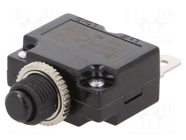 Fuse: thermal; 15A; Imax: 1kA; 125V,250V; 32VDC,50VDC OPTIFUSE CBW57-PS-15A