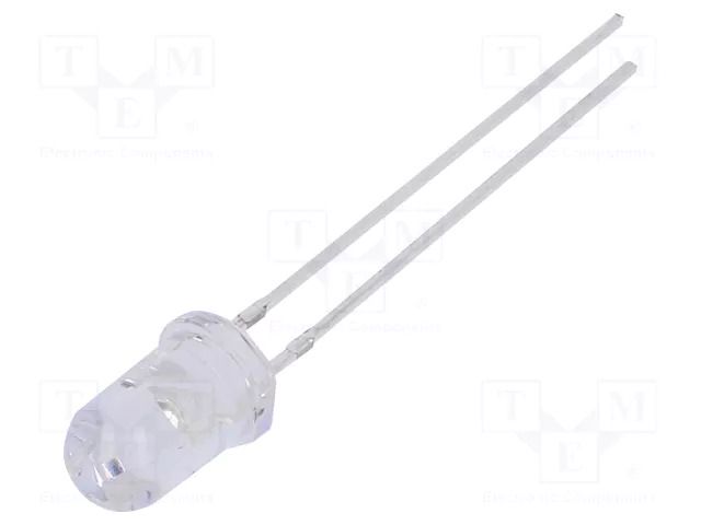 LED; UV; 30°; 20mA; P: 225mW; 360÷370nm; 12VDC; THT OPTOSUPPLY OSV1YL5A31A-12V