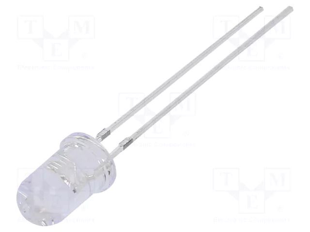 LED; UV; 30°; 20mA; P: 225mW; 370÷380nm; 12VDC; THT OPTOSUPPLY OSV2YL5A31A-12V