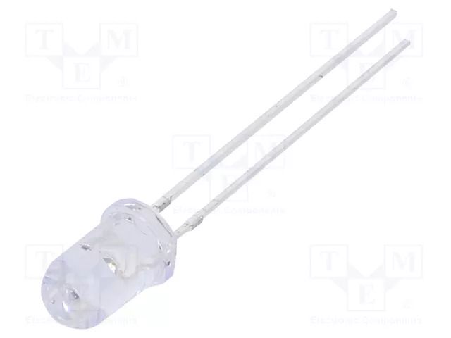 LED; UV; 30°; 20mA; P: 225mW; 390÷400nm; 12VDC; THT OPTOSUPPLY OSV4DL5A31A-12V