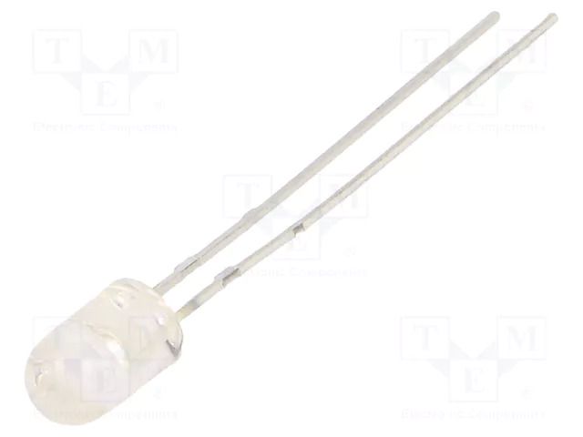LED; yellow green; 5mm; 250÷500mcd; 20°; Front: convex; 2÷2.4VDC EVERLIGHT 313-2SYGC/S530-E2