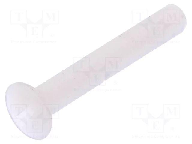 Screw; M3x20; 0.5; Head: countersunk; slotted; 1mm; polyamide; 8G202 DREMEC DR8G202M3X20