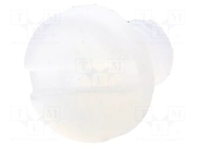 Screw; M3x4; 0.5; Head: cheese head; slotted; 0.9mm; polyamide DREMEC DR8G204M3X4